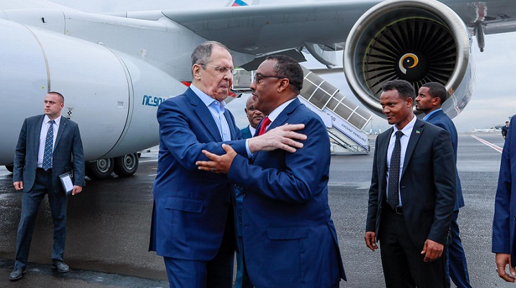 Lavrov arrives in Ethiopia, last leg of his tour of Africa