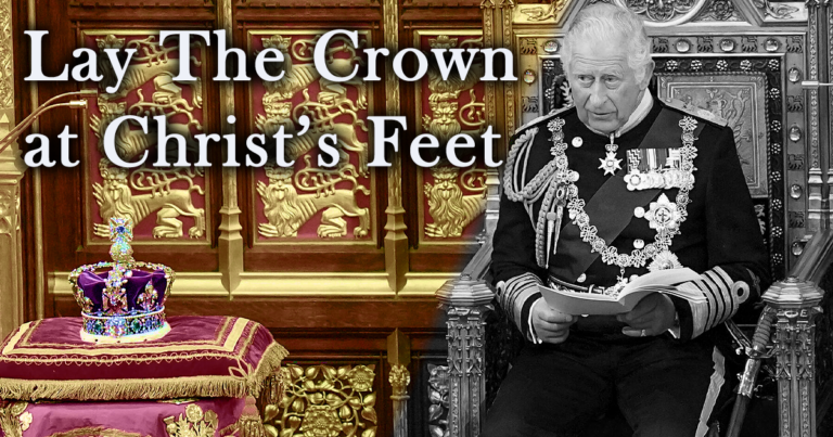 King Christ summonsed pretend king Charles III to the Rock of Gibraltar to kneel before Him and give Him the Crown of the British Throne.