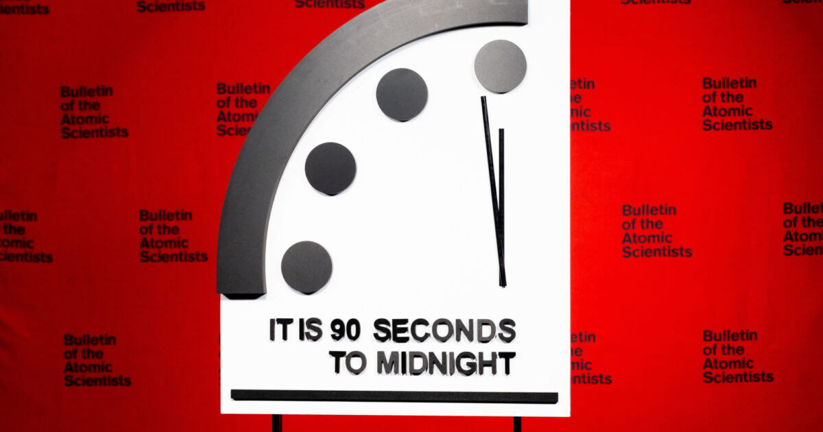 Doomsday Clock Moved 10 Seconds Forward