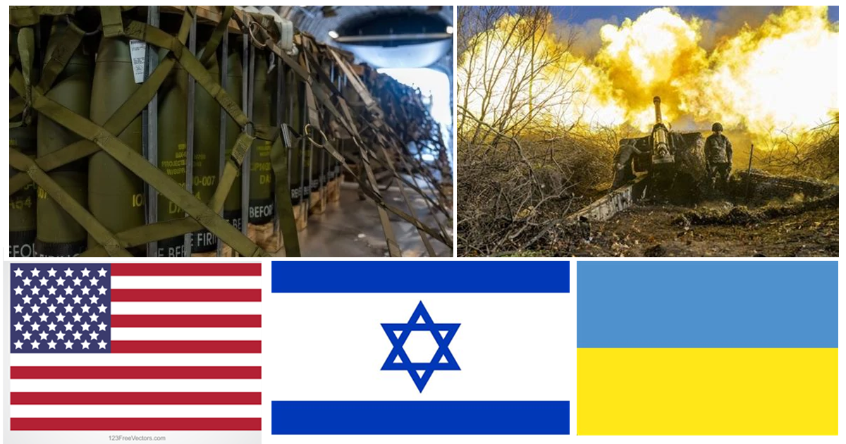 US stockpile of artillery shells to be delivered from Israel to Ukraine